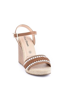 Price Shoes Plataforma Elegante Mujer 882VS001MIEL