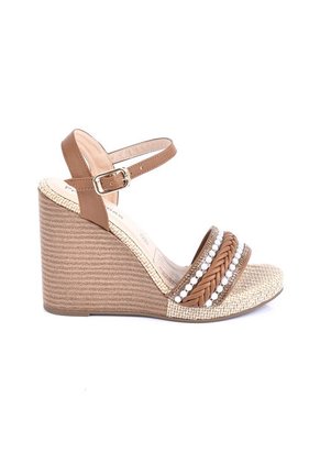 Price Shoes Plataforma Elegante Mujer 882VS001MIEL