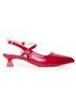 Price Shoes Tacon Bajo Para Mujer 4822506ROJO de Price Shoes