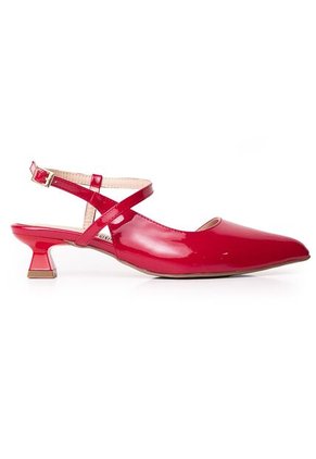 Price Shoes Tacon Bajo Para Mujer 4822506ROJO