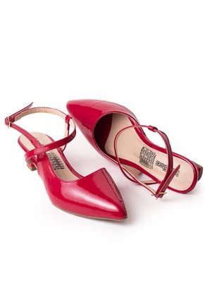 Price Shoes Tacon Bajo Para Mujer 4822506ROJO