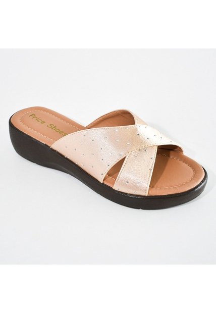 Price Shoes Sandalias Casual Mujer Plataforma 862M-10OROROSA