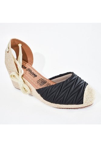Price Shoes Plataformas De Yute Para Mujer 692A254NEGRO Price Shoes