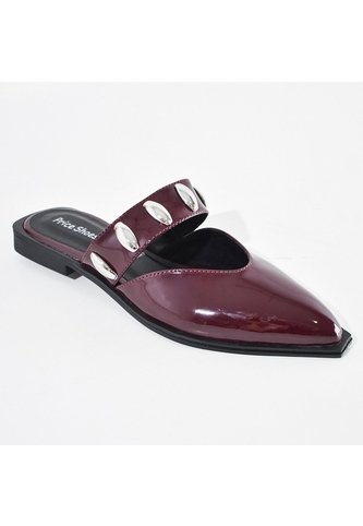 Price Shoes Sandalias Tipo Mule Para Mujer 182MS268VINOTINTO Price Shoes