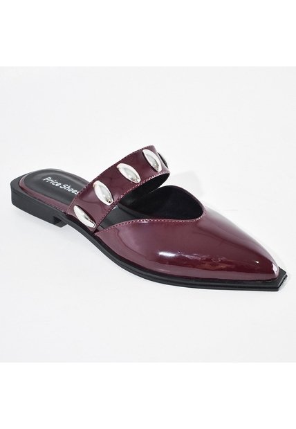 Price Shoes Sandalias Tipo Mule Para Mujer 182MS268VINOTINTO