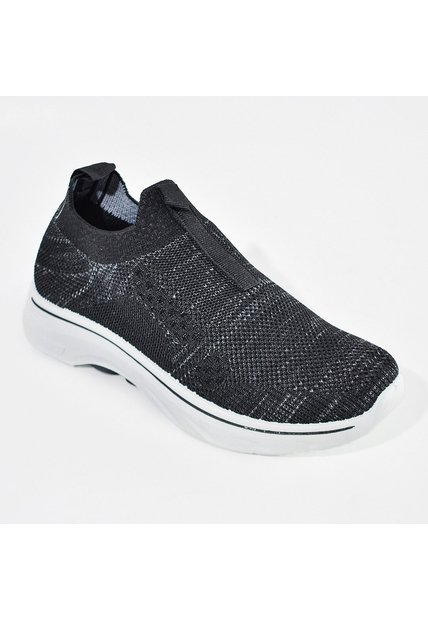 Price Shoes Tenis Urbanos Mujer Slip-on 202WN47-BNEGRO