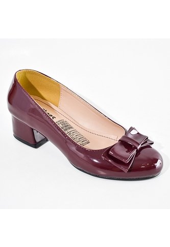 Price Shoes Tacones Casuales Con Moño Mujer 9723058VINO Price Shoes