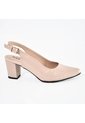 Price Shoes Tacones Destalonados Moda Mujer 9728008NUDE de Price Shoes