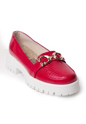 Price Shoes Mocasines Casuales Para Mujer 252A20ROJO