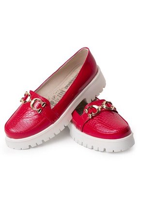 Price Shoes Mocasines Casuales Para Mujer 252A20ROJO