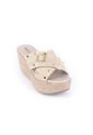 Priceshoes Sandalias Plataformas Mujeres 672255Beige de Price Shoes