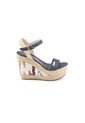 Price Shoes Sandalias Plataformas Mujeres 962Dn15Azul de Price Shoes