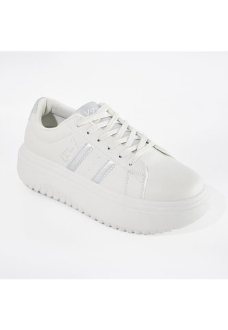 Price Shoes Tenis Plataforma Mujer 202WN46-ABPLATA Price Shoes