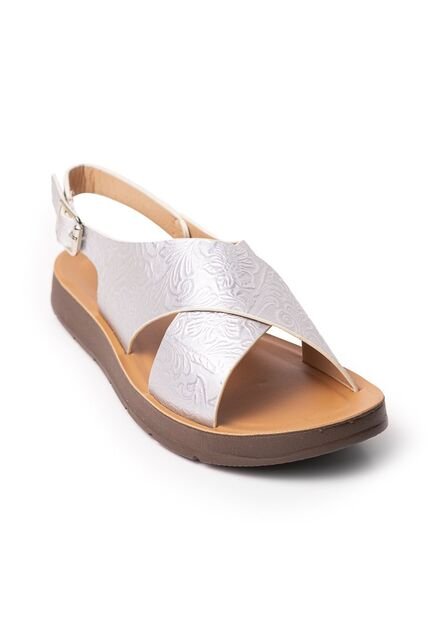 Price Shoes Sandalia Confort Para Mujer 6223T8264-31PLATA
