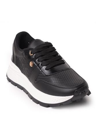 Price Shoes Tenis Moda Para Mujer 282M-532NEGRO Price Shoes