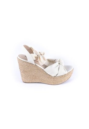 Priceshoes Sandalias Plataforma Crema 882AntoniaCrema