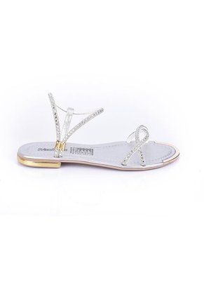 Price Shoes Sandalia Plana Para Mujer 482103PLATA
