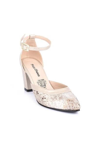 Price Shoes Tacon Para Mujeres 542682CHAMPANA
