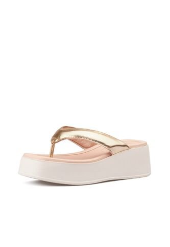 Price Shoes Plataforma Para Mujer 0228530-100DORADO Price Shoes