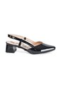 Priceshoes Zapatos Ejecutivo Puntudo En Charol Para Mujer 9721209NEGRO de Price Shoes