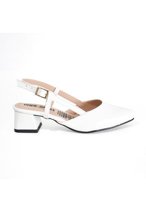 Priceshoes Zapatos Ejecutivo Puntudo En Charol Para Mujer 9721215TALCO