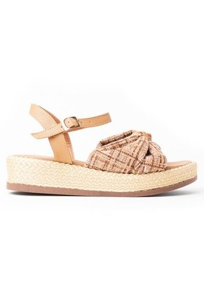 Priceshoes Sandalias Planas Mujeres 462JC012CAMEL