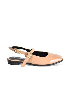 Price Shoes Baletas Mule Charol Mujer 182BE911AMARETTO