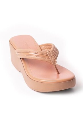Price Shoes Plataformas Beira Rio Para Mujer 0228455-305NUDE