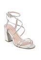 Price Shoes Tacones Elegantes Mujer 952L-70PLATA de Price Shoes