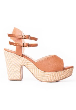 Price Shoes Sandalias Tacon Cubano Mujer 182CE828MIEL