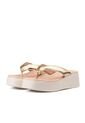 Price Shoes Plataforma Para Mujer 0228530-100DORADO de Price Shoes