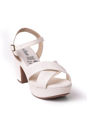 Price Shoes Sandalia Tacon Para Mujer 462JC011TALCO