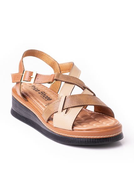 Priceshoes Sandalia Confort Para Mujer 6925465TIERRA