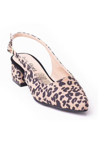 Price Shoes Tacon Puntudo Bajo Para Mujer 9721133APRINT Price Shoes