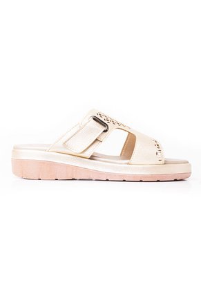 Price Shoes Sandalia Confort Para Mujer 6029247CHAMPANA