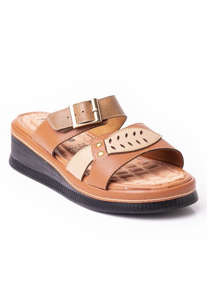 Priceshoes Sandalia Confort Para Mujer 6925520TIERRA