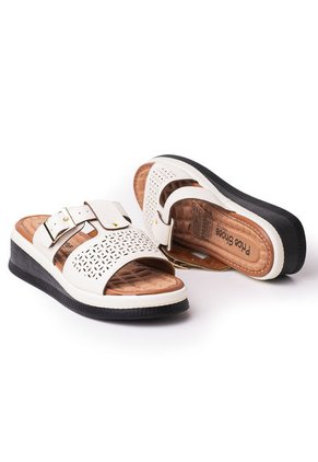 Priceshoes Sandalia Confort Para Mujer 6925544TALCO