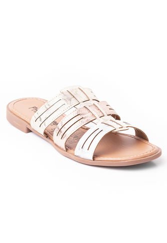 Priceshoes Sandalias Planas Para Mujer 692V218OROROSA Price Shoes