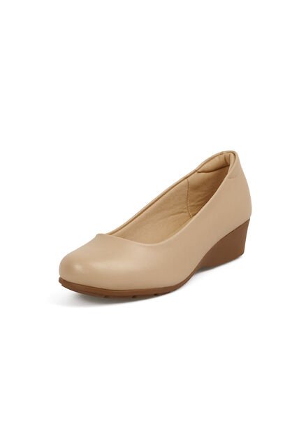 Price Shoes Tacon Cuña Para Mujer 0227014-200-1BEIGE