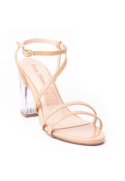 Priceshoes Sandalia Tacon Cristal 952TE-06AMARETTO