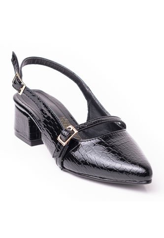 Price Shoes Tacon Puntudo Bajo Para Mujer 9721126NEGRO Price Shoes