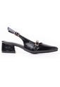 Price Shoes Tacon Puntudo Bajo Para Mujer 9721126NEGRO de Price Shoes