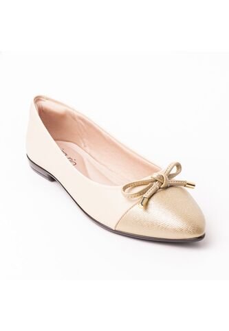 Price Shoes Baleta Casual Para Mujer 0224136-1102DORADO Price Shoes