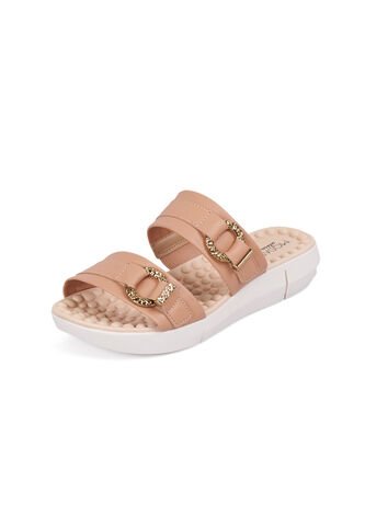 Price Shoes Sandalia Confort Para Mujer 0227142-142NUDE Price Shoes