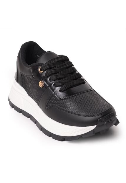 Price Shoes Tenis Moda Para Mujer 282M-532NEGRO