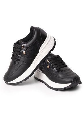 Price Shoes Tenis Moda Para Mujer 282M-532NEGRO