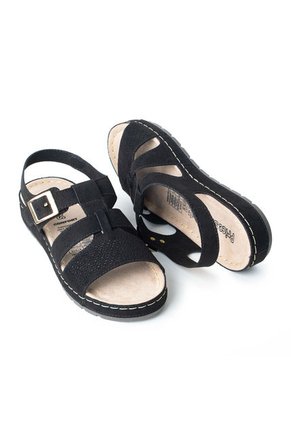 Price Shoes Sandalia Plana Mujer 162531NEGRO