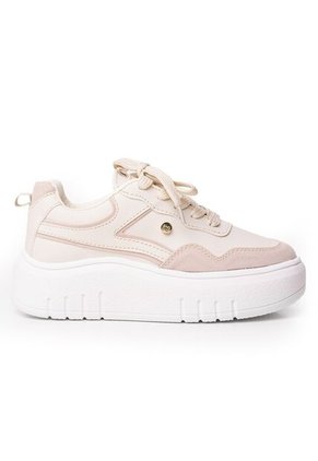 Price Shoes Tenis Moda Para Mujer 822676BEIGE