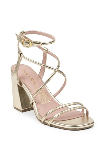 Price Shoes Tacones Metalizados Mujer 952L-70CHAMPANA