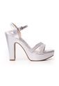 Price Shoes Sandalia Tacón Para Mujer 182FL872PLATA de Price Shoes